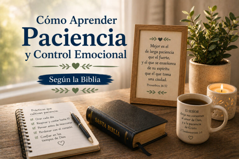 Cómo Aprender Paciencia y Control Emocional Según la Biblia