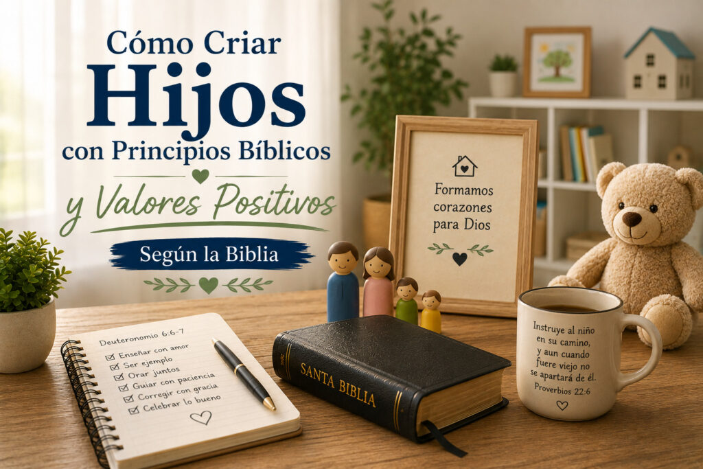 Cómo Criar Hijos con Principios Bíblicos y Valores Positivos