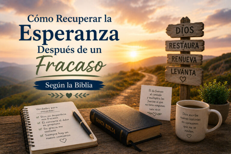 Cómo Recuperar la Esperanza Después de un Fracaso Según la Biblia